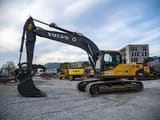 2009 Volvo EC210CNL crawler excavator, side profile view
