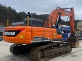 2018 Doosan DX380LC-5 crawler excavator rear three-quarter view