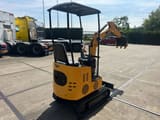 2025 JPC KV12 mini excavator, rear three-quarter view