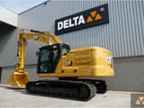 2020 Caterpillar 320-07C crawler excavator, rear three-quarter view