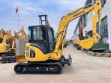 2021 Komatsu PC40MR mini excavator, side profile view