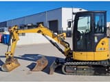 2021 Caterpillar 303.5E2 crawler excavator, side view