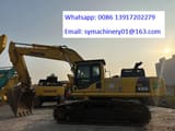 2019 Komatsu PC450-8 crawler excavator side view
