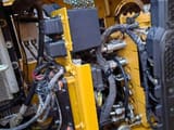 2025 Caterpillar 307 crawler excavator engine compartment detail