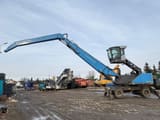 2017 Fuchs MHL350F material handler, side profile view