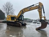 2020 Caterpillar 352-07A crawler excavator, side view