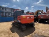 2016 Hitachi ZX120 crawler excavator, rear three-quarter view