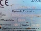 2012 Hitachi ZAXIS 350LC-5B manufacturer identification plate