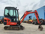 2014 Kubota KX019-4 mini excavator, side view