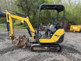2019 Yanmar SV16 mini excavator, side view