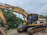 2008 Caterpillar 320B crawler excavator, side profile view