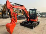 2023 Kubota U40 mini excavator, front three-quarter view