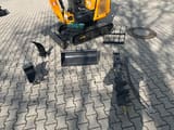 Berger Kraus BK1350JSR mini excavator with attachments