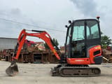 2014 Kubota KX019-4 mini excavator side view