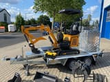2026 Berger Kraus BK1300JSR mini excavator side view
