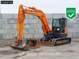 2021 Doosan DX85R-3 mini excavator, side view
