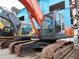 2023 Hitachi Zaxis 350H excavator, front three-quarter view