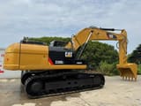 2022 Caterpillar 330D2L crawler excavator, side profile view