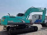 2016 Kobelco SK260 crawler excavator, rear three-quarter view
