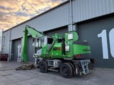 2022 Sennebogen 821 E material handler, rear three-quarter view