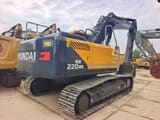 2024 Hyundai HX220HD crawler excavator, rear three-quarter view