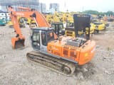 2023 Hitachi Zaxis 350HG crawler excavator, high-angle rear view