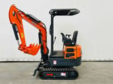 2025 RTE CRE112 mini excavator, front three-quarter view