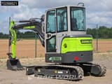 2024 Zoomlion ZE35GU mini excavator, rear three-quarter view