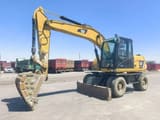 2020 Caterpillar M315D2 wheel excavator, side profile view