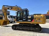 2025 Caterpillar 320D2 crawler excavator, side view