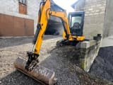 2010 JCB 8035 mini excavator, front three-quarter view
