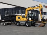 2017 Liebherr A914 LITRONIC wheel excavator, side profile view