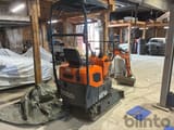 2023 Crawler HT10 mini excavator, rear three-quarter view