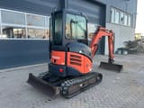 2011 Hitachi ZX22U-2 mini excavator, rear three-quarter view
