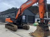 2018 Doosan DX380LC-5 crawler excavator, side view