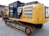 2018 Caterpillar 326FLN crawler excavator, rear three-quarter view