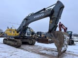 2012 Volvo EC480DL crawler excavator side view