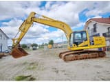 Komatsu PC210LC-10 crawler excavator, side view