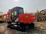 2022 Hitachi Zaxis 70 mini excavator, rear three-quarter view