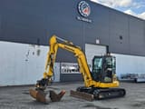 2020 Komatsu PC58MR-5E0 mini excavator, side view