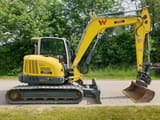 2021 Wacker Neuson EZ80 mini excavator, side view