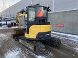 2017 Yanmar VIO50-6 mini excavator, rear three-quarter view