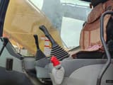 2018 Komatsu PC300-7 crawler excavator interior cab view
