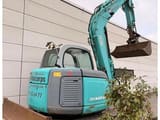 2003 Kobelco SK80MSR-1E mini excavator, rear three-quarter view