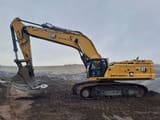 2024 Caterpillar 395 crawler excavator, side profile view