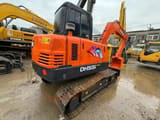 2019 Daewoo DH55-7 crawler excavator, rear three-quarter view