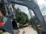 2024 Volvo EC55D mini excavator boom and bucket view