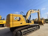 2023 Caterpillar 336GC crawler excavator, rear three-quarter view