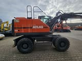 2022 Atlas 150W wheel excavator, side profile view