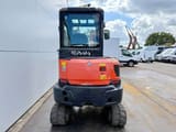 2020 Kubota KX037-4 mini excavator, rear view